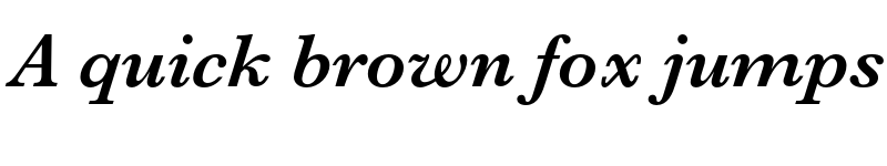 Preview of Baskerville MT Std Semibold Italic