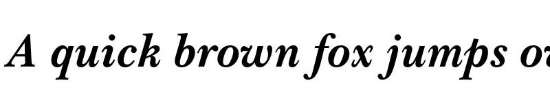 Preview of Baskerville No.2 Bold Italic