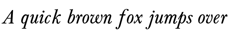 Preview of Baskerville-Normal-Italic Regular