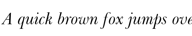 Preview of Baskerville WGL4 BT Italic