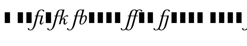 Preview of Baskerville1757Ligatures Italic