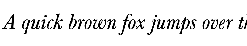Preview of BaskervilleT Italic