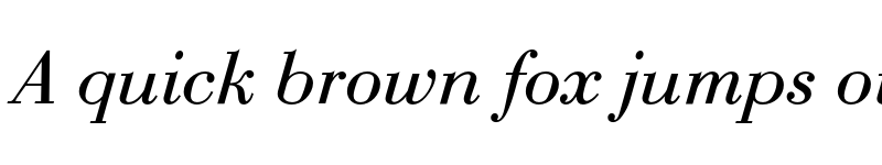 Preview of Bauer Bodoni T Regular Italic