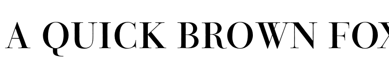 Preview of Bauer Bodoni Titling Regular