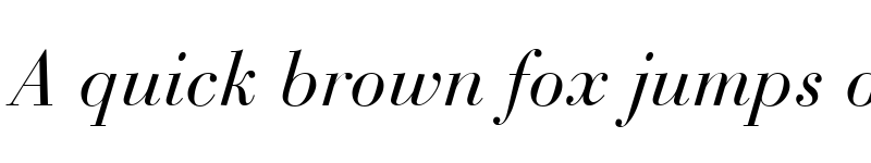 Preview of BauerBodoni LT Italic