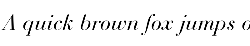 Preview of BauerBodoni RomanOsF Italic