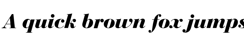 Preview of BauerBodoniEF Bold Italic