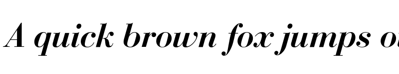 Preview of BauerBodoniEF Medium Italic