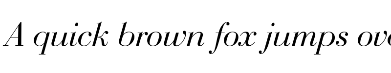 Preview of BauerBodoniEF Regular Italic