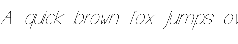 Preview of Baver Avalone Light Italic