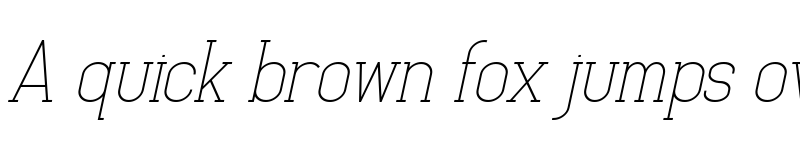Preview of Baxley Light Italic