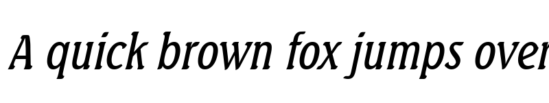 Preview of Beach Condensed Italic