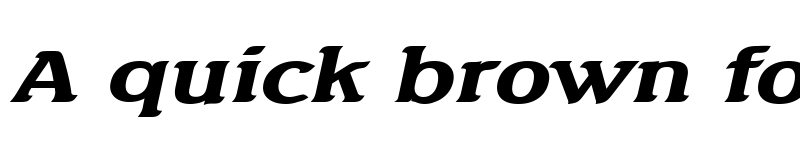 Preview of Beach Extended Bold Italic