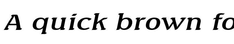 Preview of BeachExtended Italic