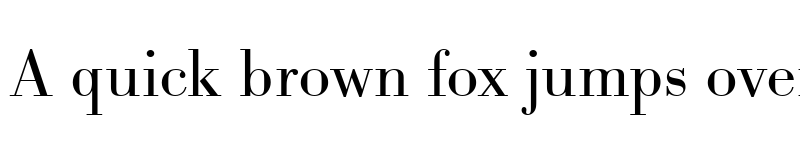 Preview of Becker Bodoni Light Regular