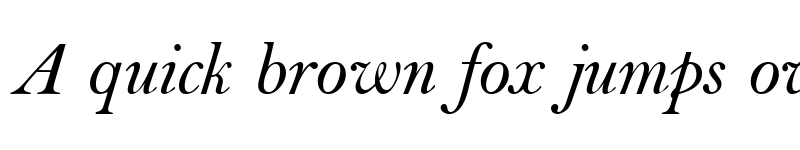 Preview of Belami RegularItalic