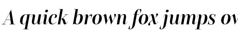 Preview of Belda Didone Cond Demi Italic Condensed