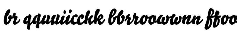 Preview of Bello Script Ligatures