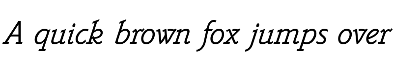 Preview of Belwe Mono Italic