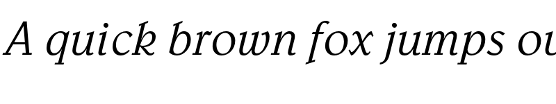 Preview of Belwe Std Light Italic