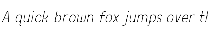 Preview of Bengrraas UltraLight Italic