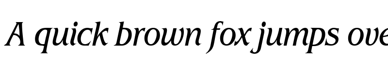 Preview of BenjaminCond RegularItalic