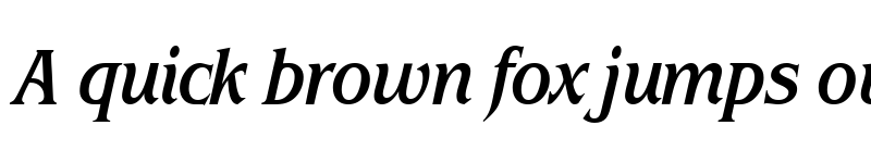 Preview of BenjaminCondMedium RegularItalic