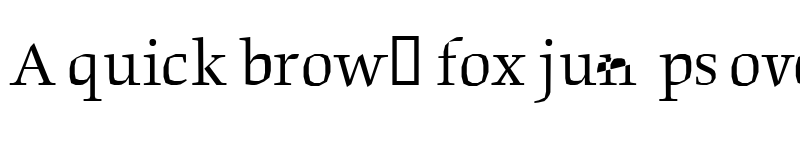 Preview of BeowolfSerifR23 Regular