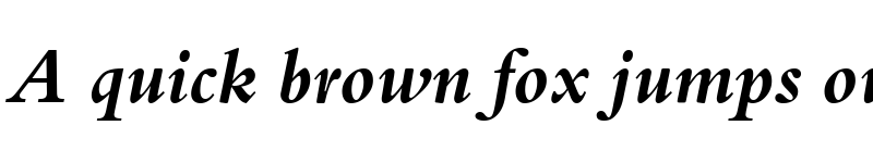 Preview of Bergamo Bold Italic