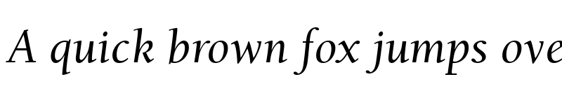 Preview of Berkeley LT Italic