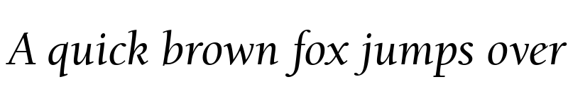 Preview of BerkeleyOldStyItcTMed Italic