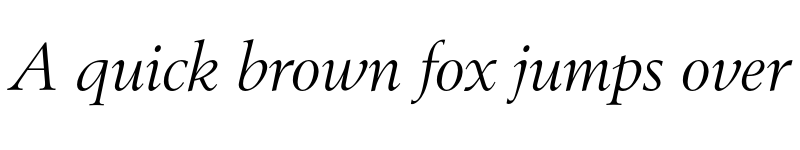 Preview of BerlingEF-RegularItalic Regular