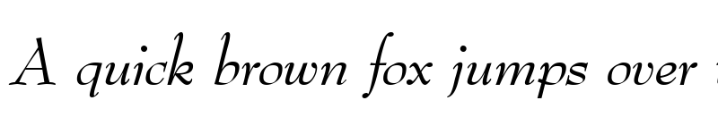 Preview of BernhardModern RegularItalic