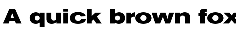 Preview of Berthold Akzidenz Grotesk Bold Extended