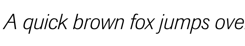 Preview of Berthold Imago Light Italic