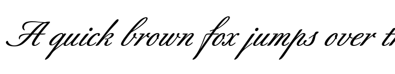 Preview of Berthold Script Regular Bold Italic