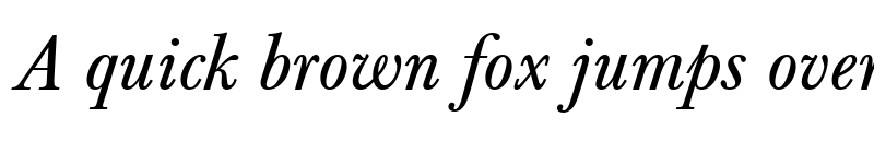 Preview of BertholdBaskerville RomanItalic