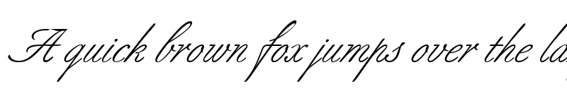 Preview of BertholdScript Italic