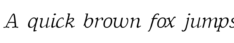 Preview of BetterIngriana Italic