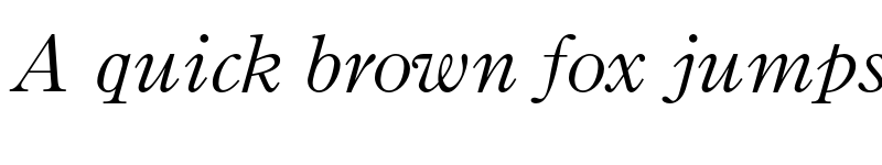 Preview of Binny Old Style MT Std Italic