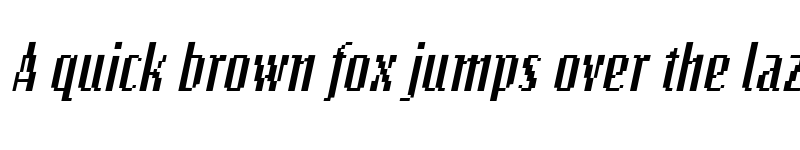 Preview of Bitmap Italic