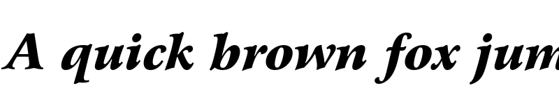 Preview of Bitstream Arrus Black Italic