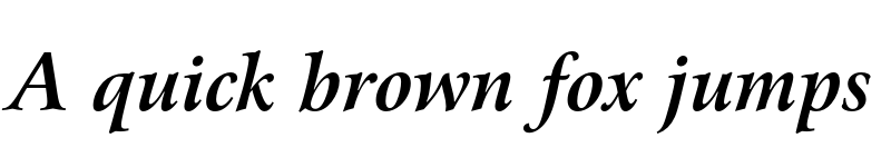 Preview of Bitstream Arrus Bold Italic