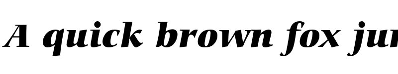 Preview of Bitstream Carmina Black Italic