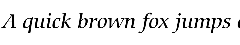 Preview of Bitstream Carmina Medium Italic