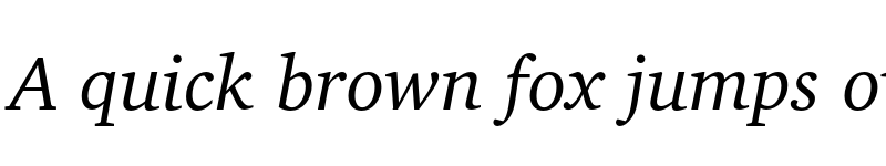 Preview of Bitstream Charter Italic