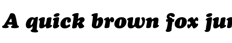 Preview of Bitstream Cooper Black Italic