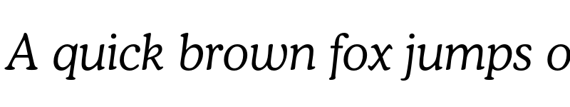 Preview of Bitstream Cooper Light Italic