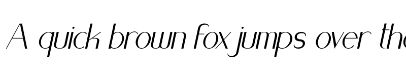 Preview of Blambangan Italic