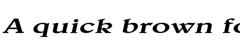 Preview of Blew Extended Italic
